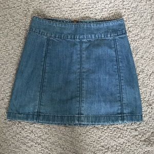 Free People Modern Femme Skirt (Blue)